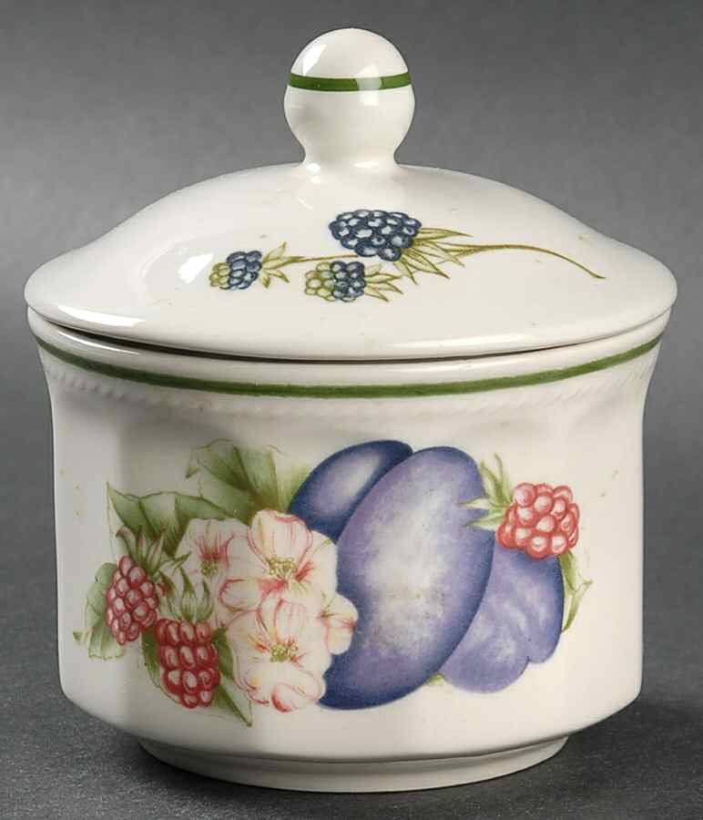 Victorian Orchard (England) Sugar Bowl & Lid by Churchill-1