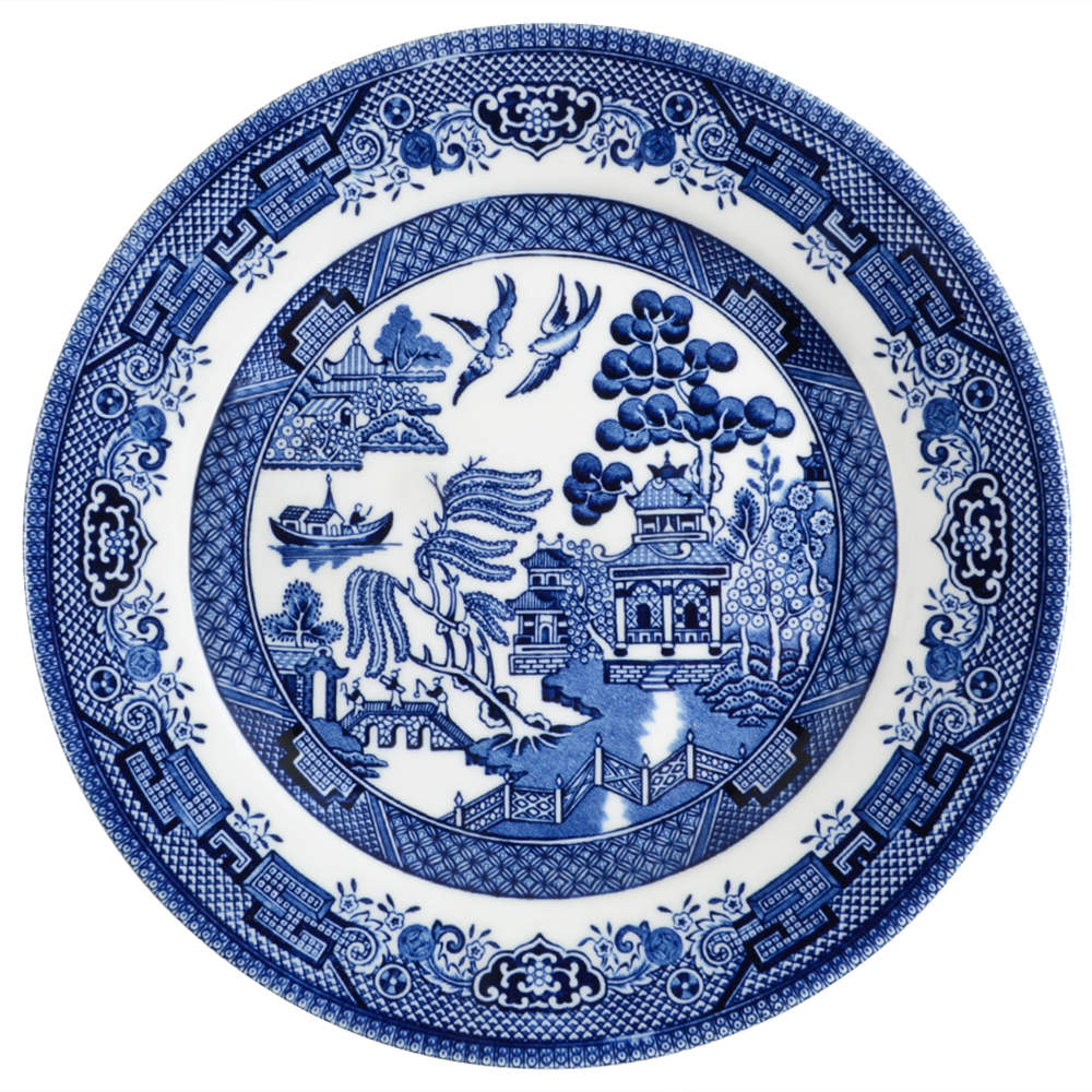 Willow Blue (Georgian Shape) Salad Plate by Churchill-1