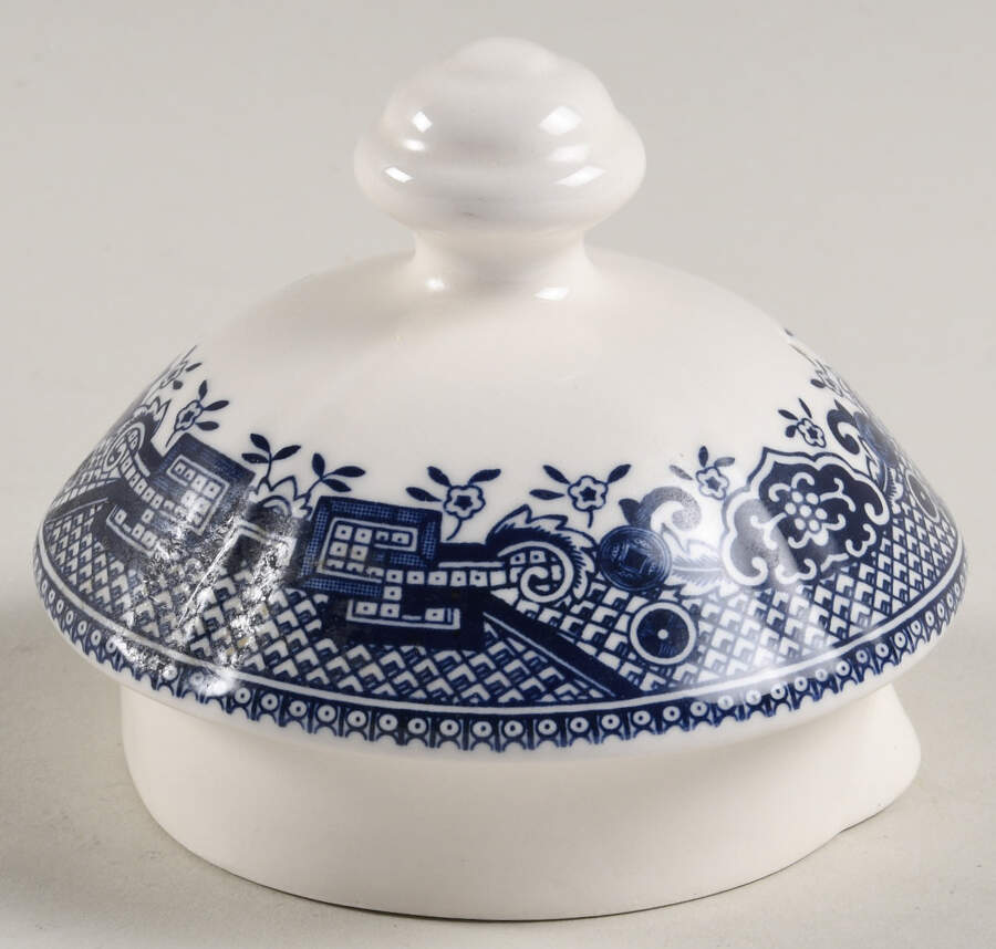 Willow Blue (Georgian Shape) Lid for Coffee Pot by Churchill-1