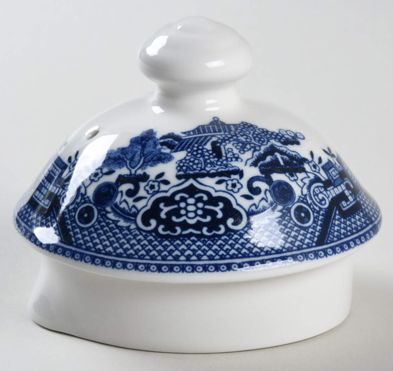Willow Blue (Georgian Shape) Lid for Teapot by Churchill-1
