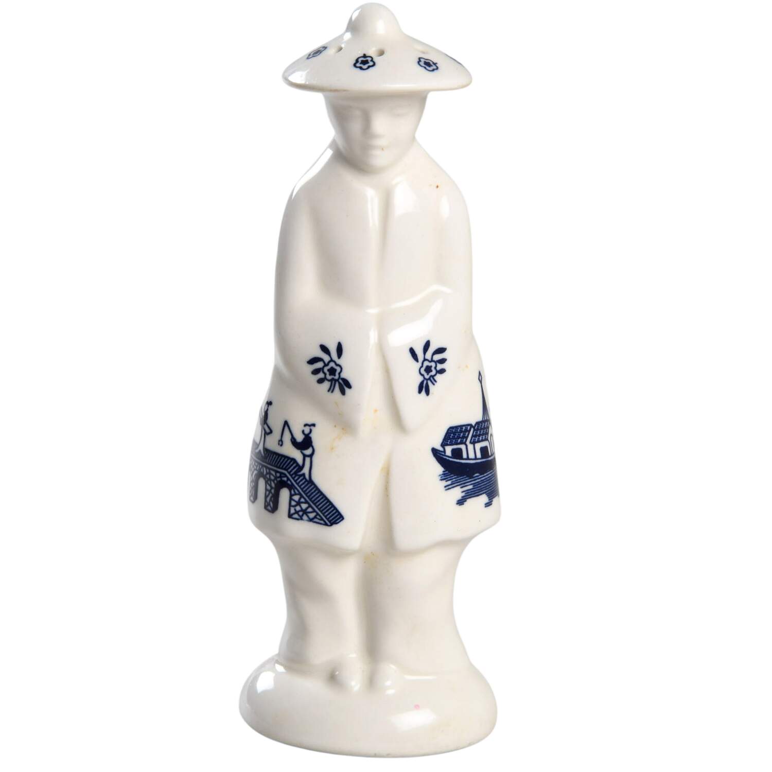 Willow Blue (Georgian Shape) Figural Pepper Shaker by Churchill-1