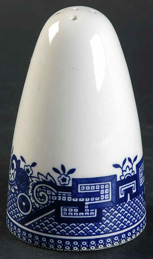 Willow Blue (Georgian Shape) Pepper Shaker by Churchill-1