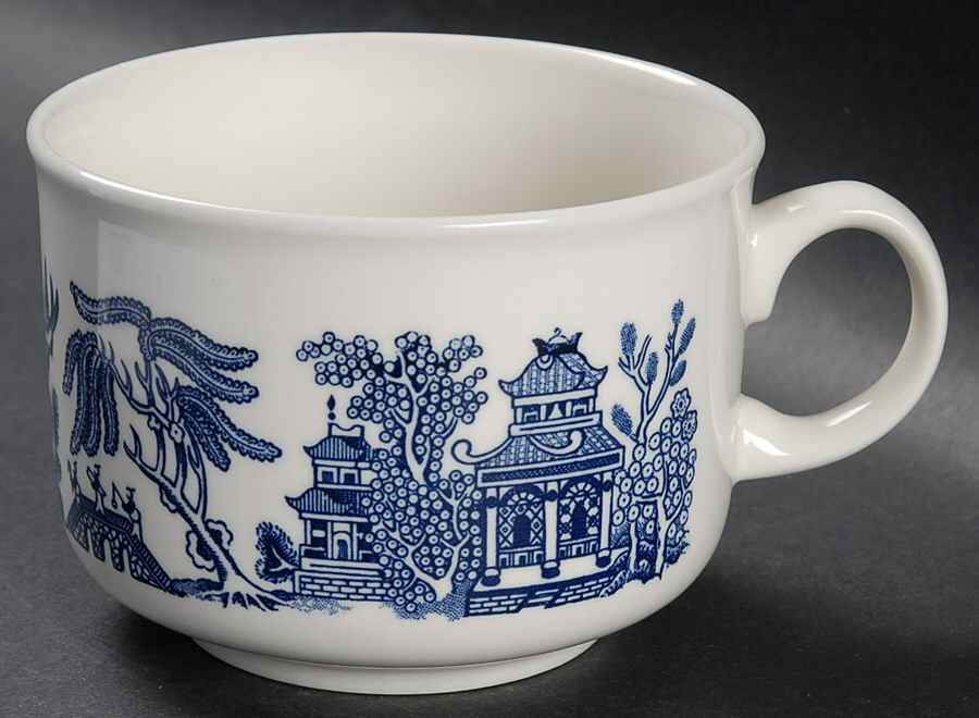 Willow Blue (Georgian Shape) Breakfast Cup by Churchill-1