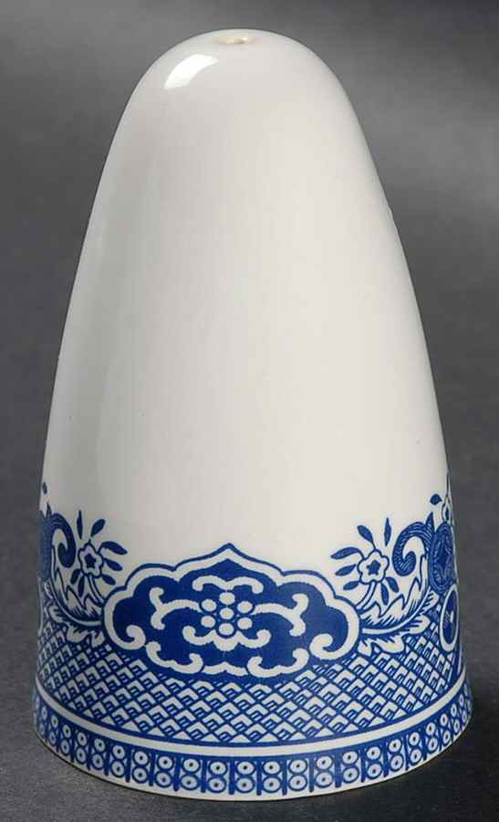 Willow Blue (Georgian Shape) Salt Shaker by Churchill-1