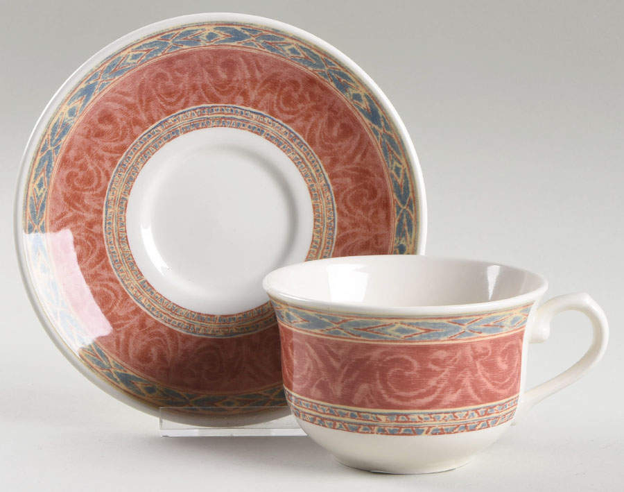 Zarand Footed Cup & Saucer Set by Churchill-1