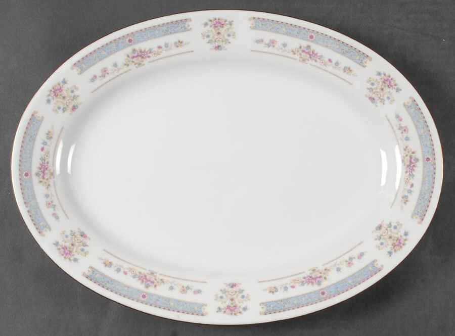 CCN1 (CHINA) 14" Oval Serving Platter by Crescent (China)-1