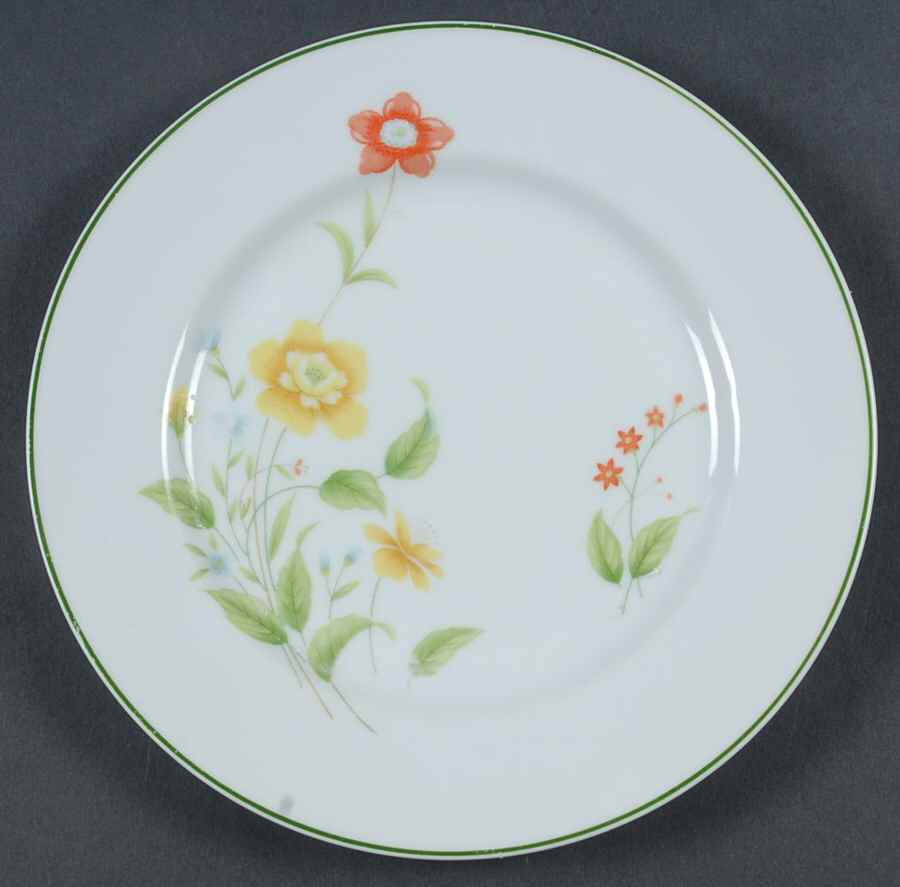 April Flowers Salad Plate by Castle Court-1