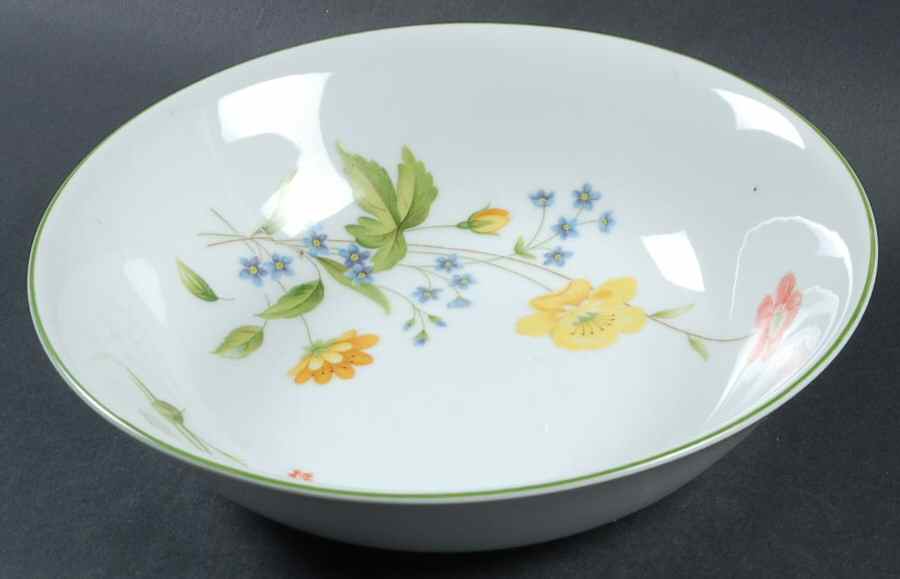 April Flowers 9" Round Vegetable Bowl by Castle Court-1