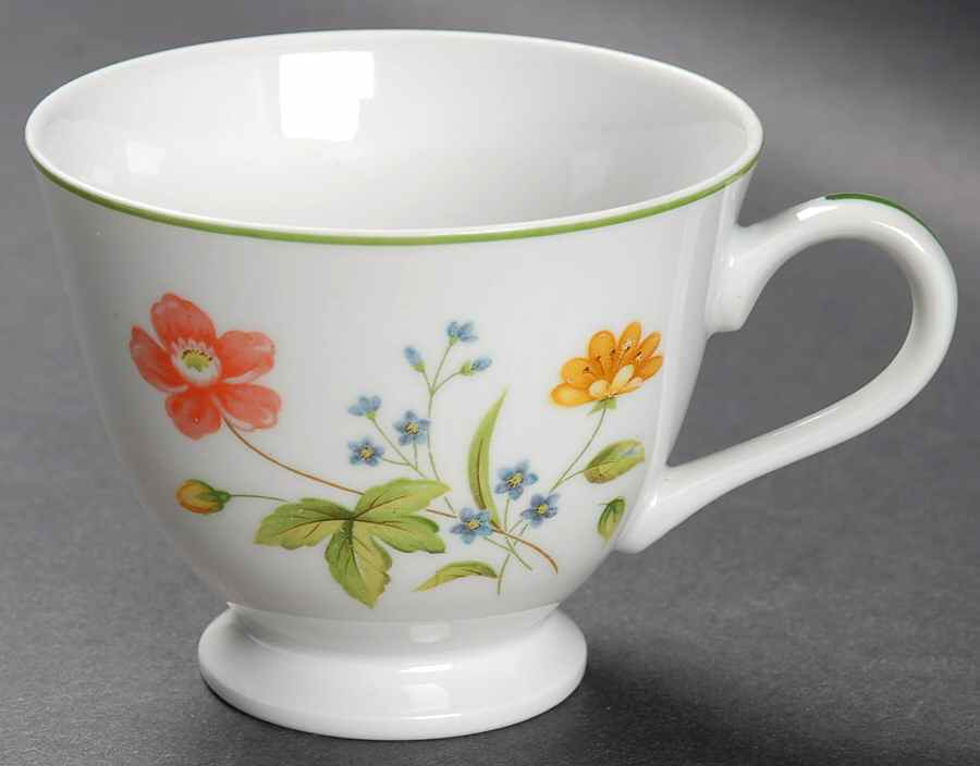 April Flowers Footed Cup by Castle Court-1