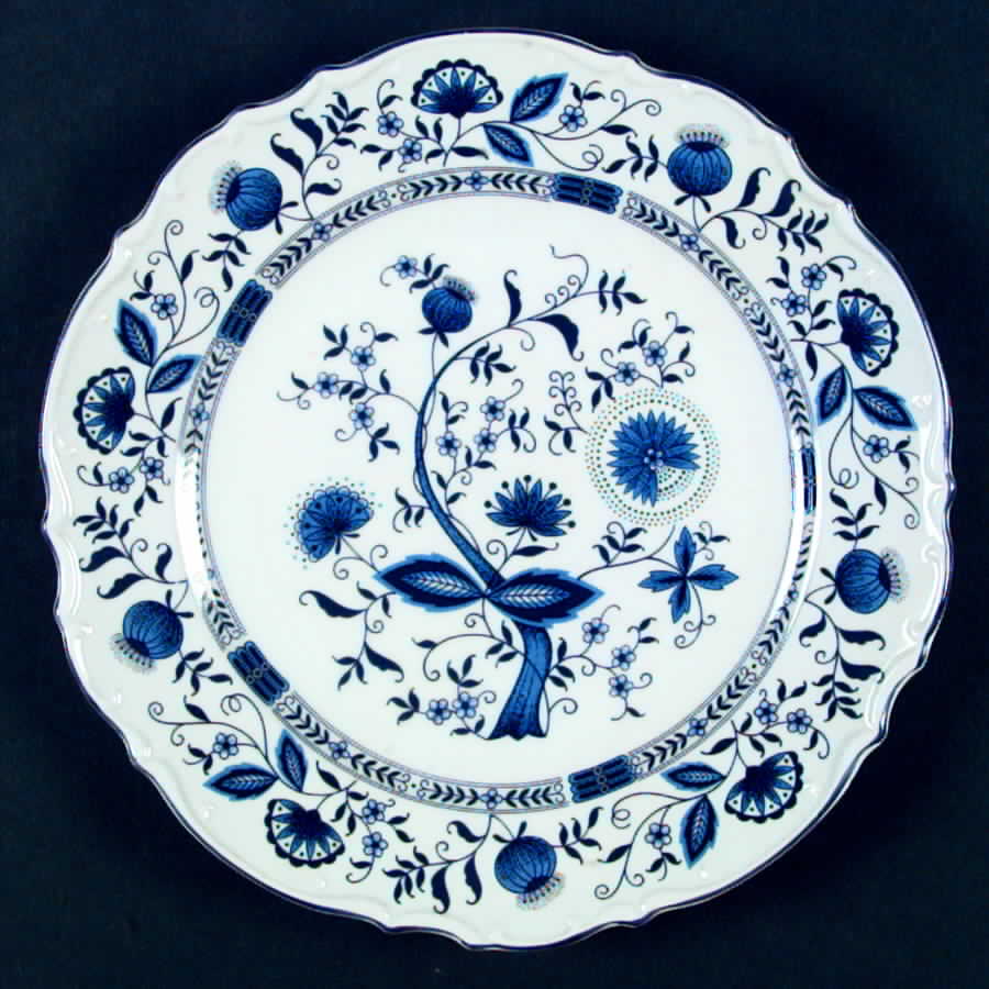 Blue Onion Dinner Plate by Castle Court-1