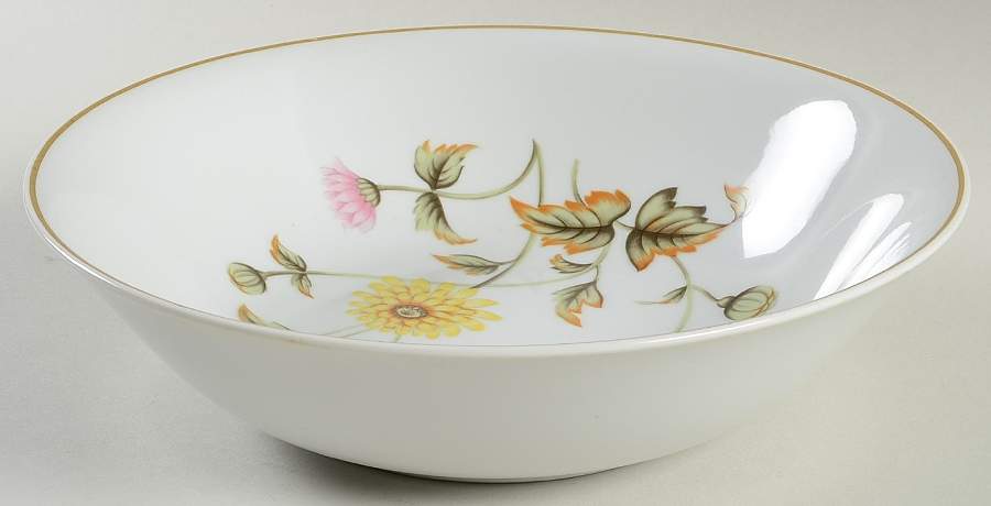 Chrysanthemum 9" Round Vegetable Bowl by Castle Court-1