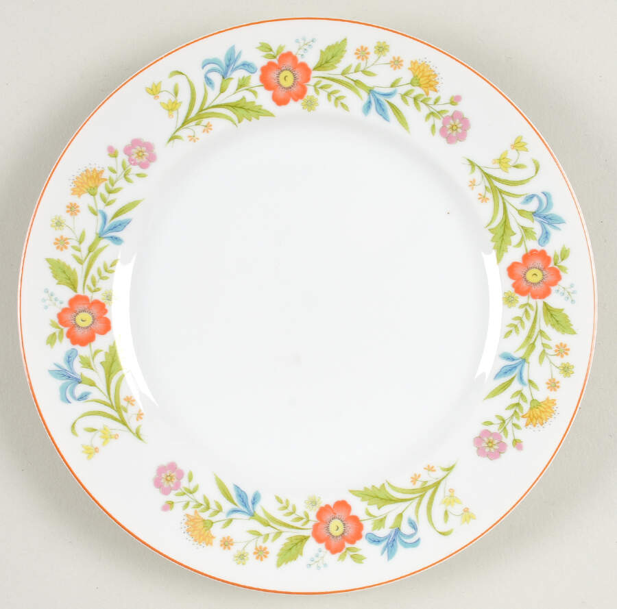 Flower Garden Salad Plate by Castle Court-1