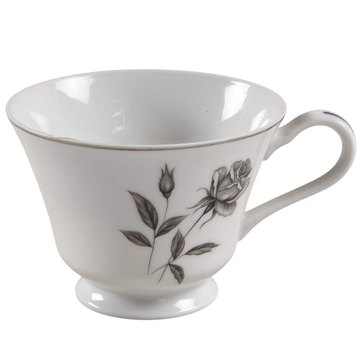 Riviera Rose Footed Cup by Castle Court-1