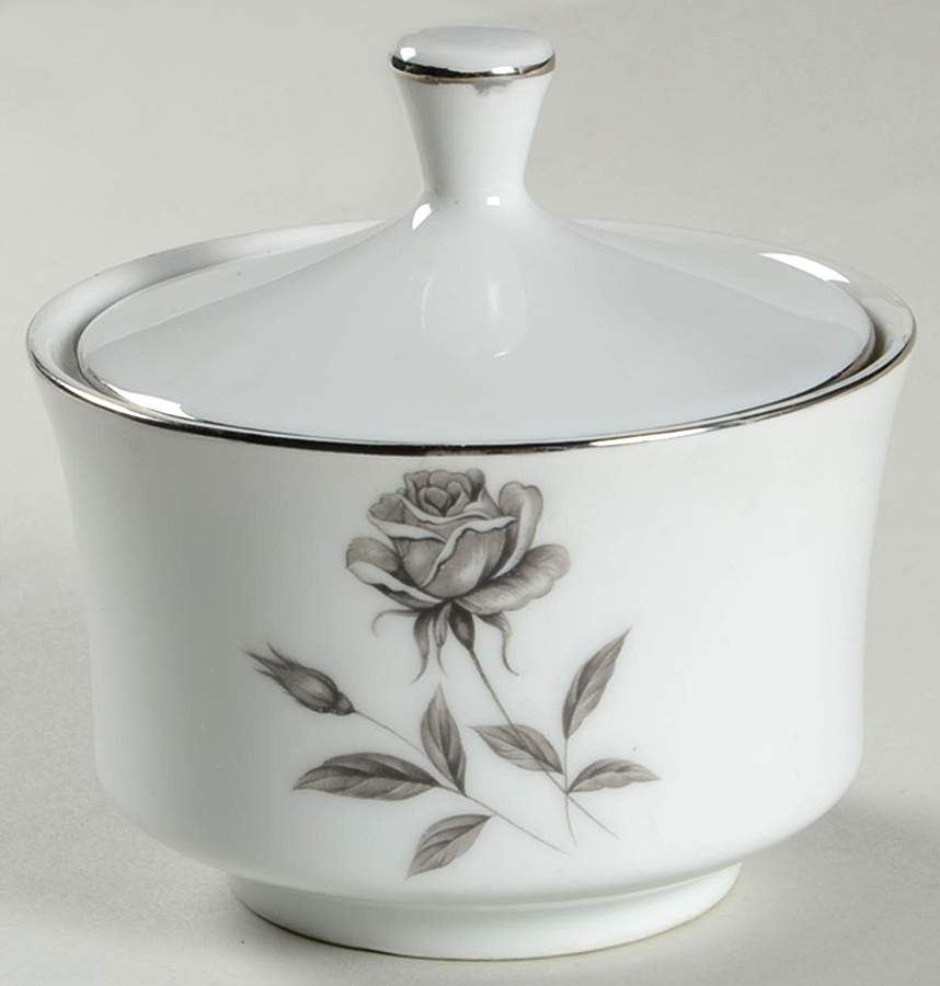 Riviera Rose Sugar Bowl & Lid by Castle Court-1