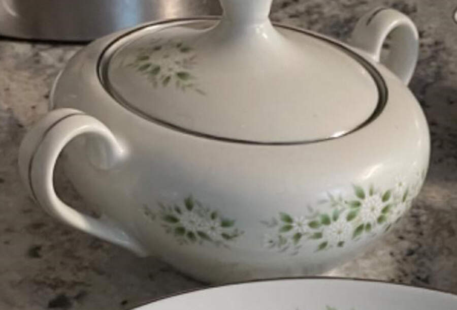 Vanessa Sugar Bowl & Lid by Castle Court-1