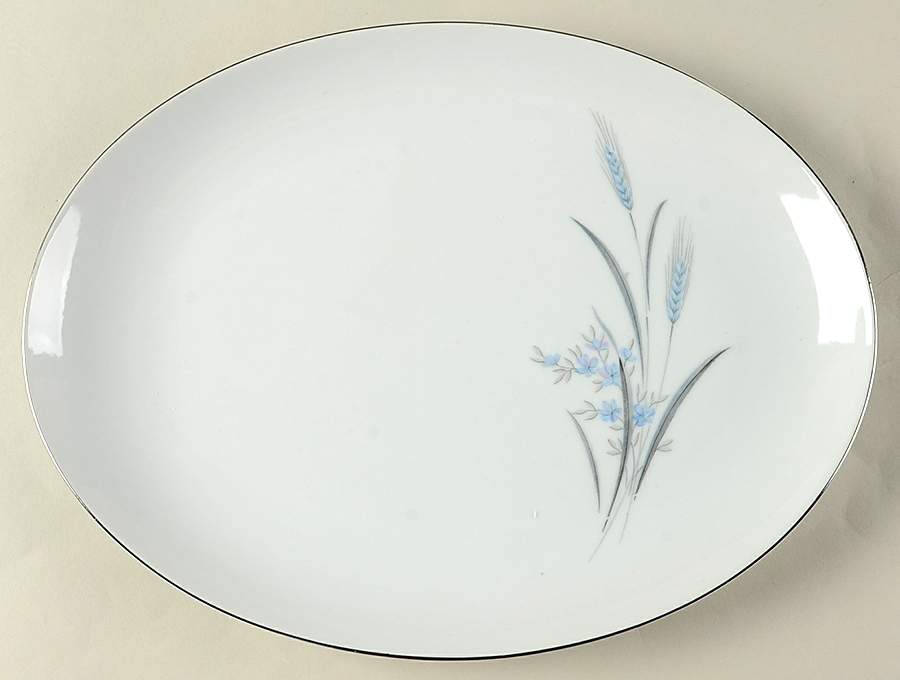 Wheat Harvest 12" Oval Serving Platter by Castle Court-1
