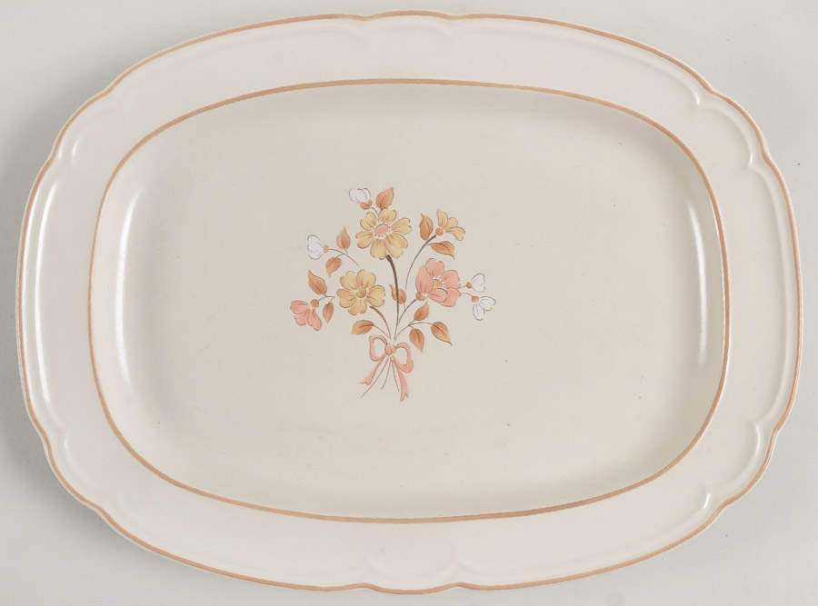 Burnet 12" Oval Serving Platter by Cordella-1
