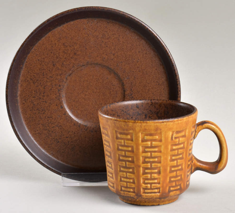 Epsilon Flat Cup & Saucer Set by Ceramano-1