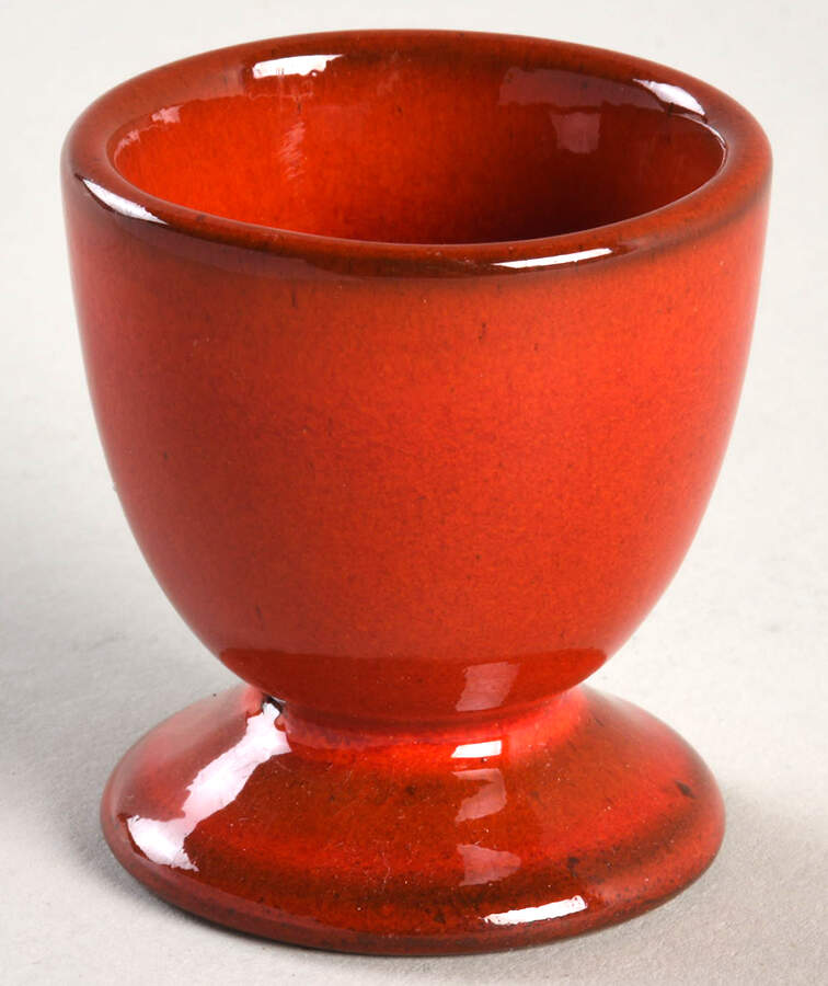 Sunset Orange Single Egg Cup by Ceramano-1