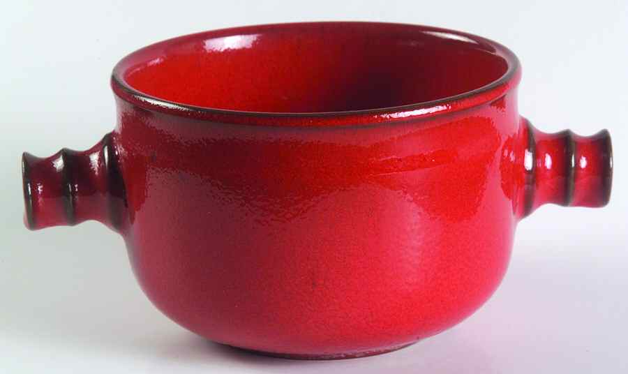 Sunset Orange Open Onion Soup by Ceramano-1