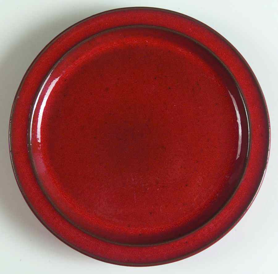 Sunset Orange Bread & Butter Plate by Ceramano-1