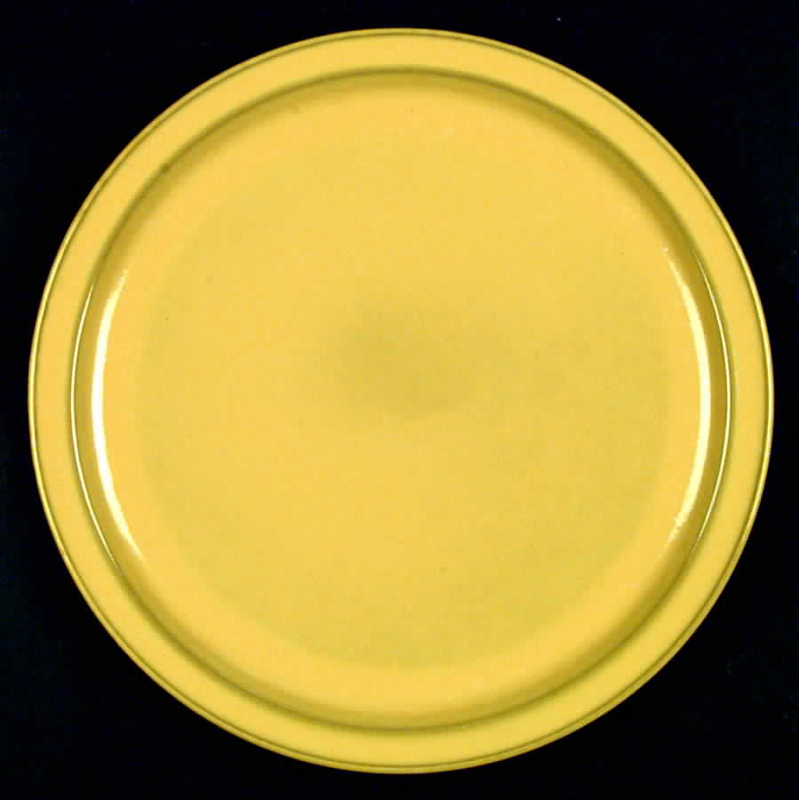 Sunrise Yellow Dinner Plate by Ceramano-1