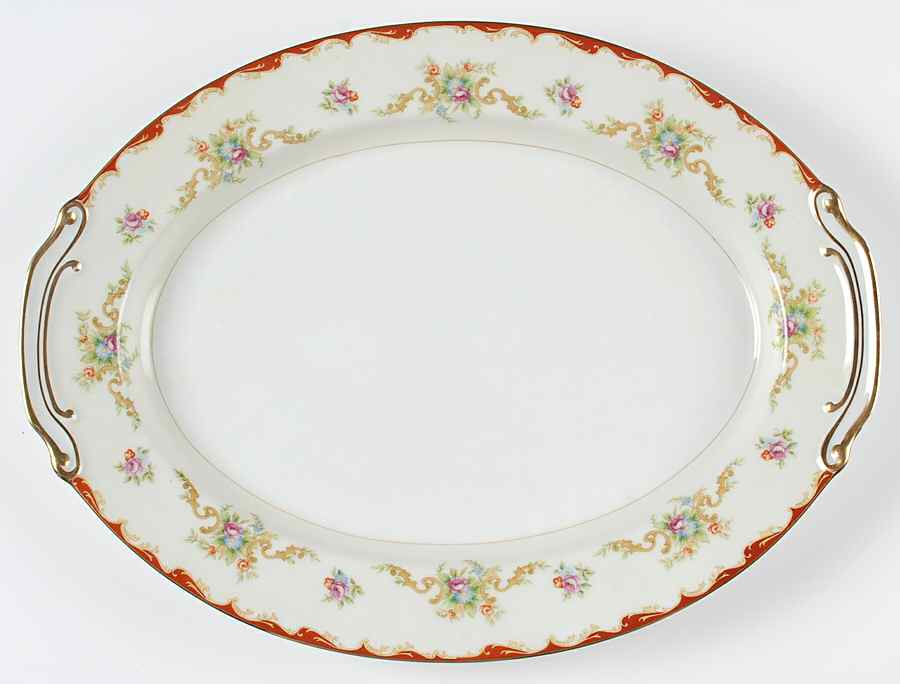 Carmen 16" Oval Serving Platter by Celebrate-1
