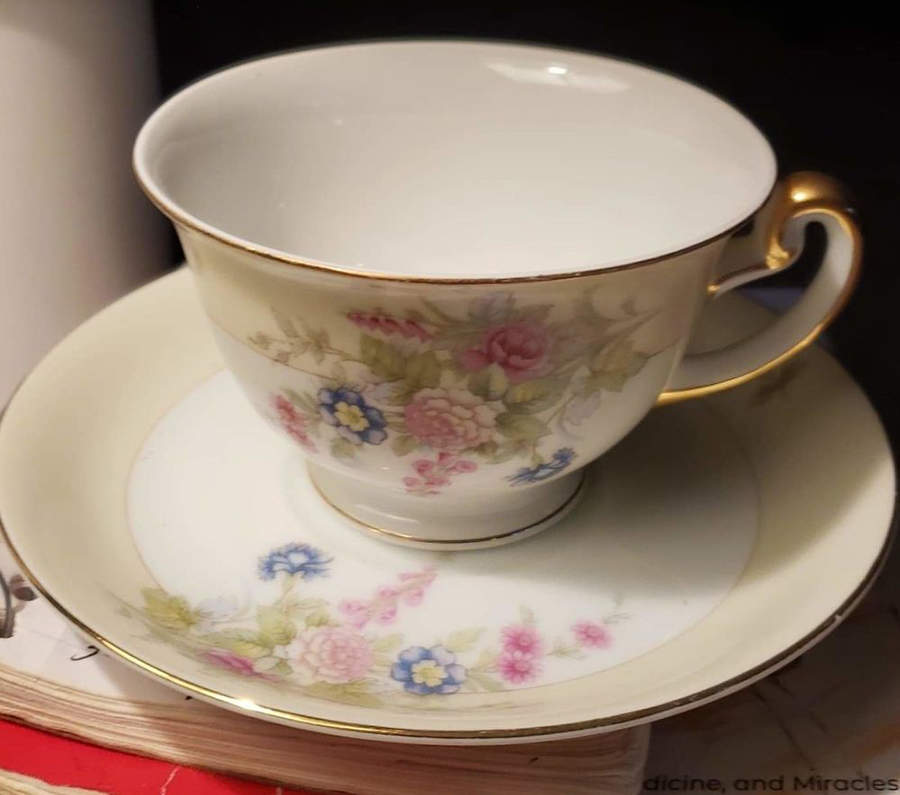 CEB4 Footed Cup & Saucer Set by Celebrate-1