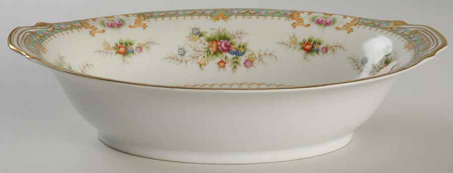 Linda 10" Oval Vegetable Bowl by Celebrate-1