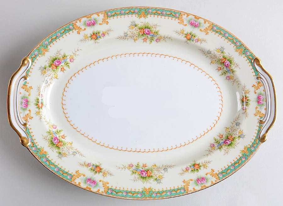Linda 14" Oval Serving Platter by Celebrate-1