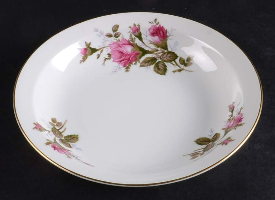 Moss Rose Rim Soup Bowl by Celebrate-1