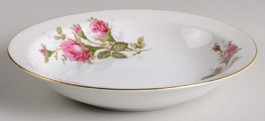 Moss Rose Rim Soup Bowl by Celebrate-1