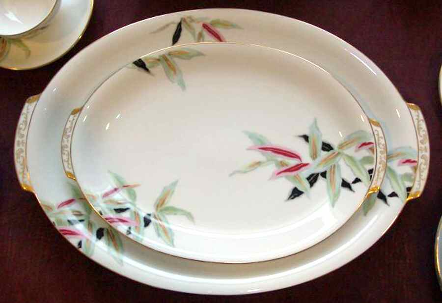 Palmyra 14" Oval Serving Platter by Celebrate-1