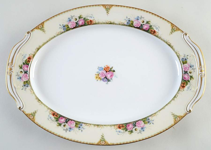 Vivienne 16" Oval Serving Platter by Celebrate-1