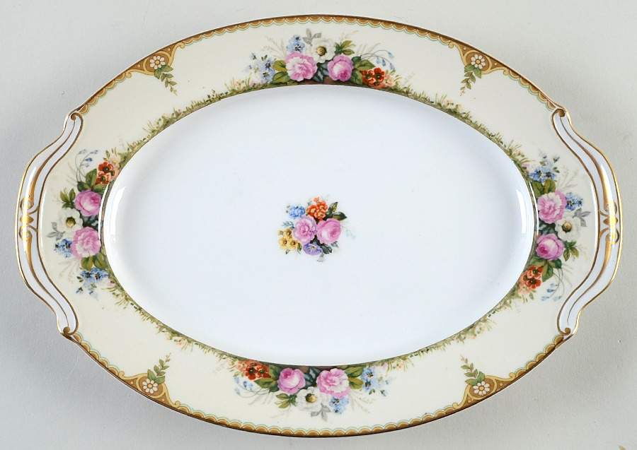 Vivienne 12" Oval Serving Platter by Celebrate-1