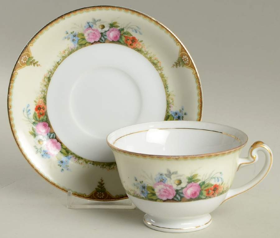 Vivienne Footed Cup & Saucer Set by Celebrate-1