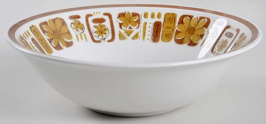 Panorama 9" Round Vegetable Bowl by Ceramic Guild-1