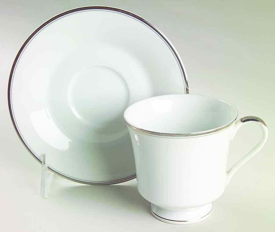 Anniversary Footed Cup & Saucer Set by Celebrity-1