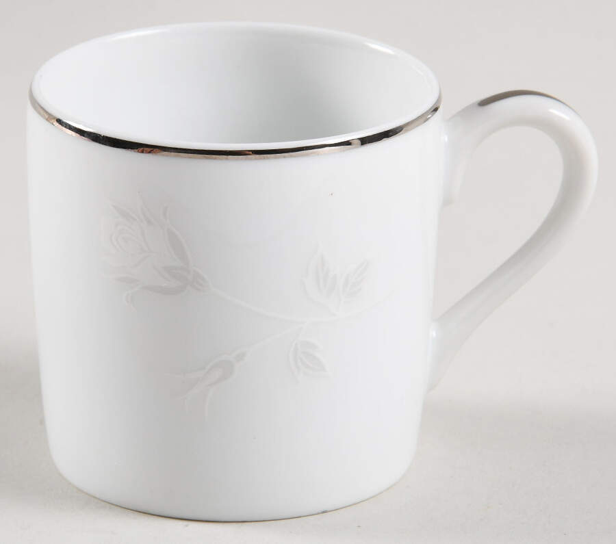 Bridal Rose Flat Demitasse Cup by Celebrity-1