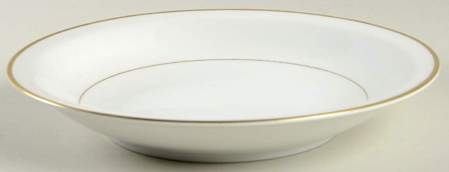Gold Elegance Rim Soup Bowl by Celebrity-1