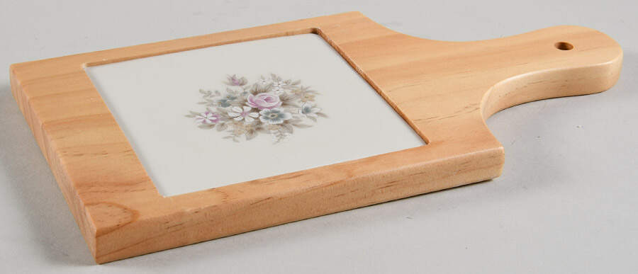 Elizabeth 10" Natural Wood Cheese Board with Tile  HC by Celebrity-1