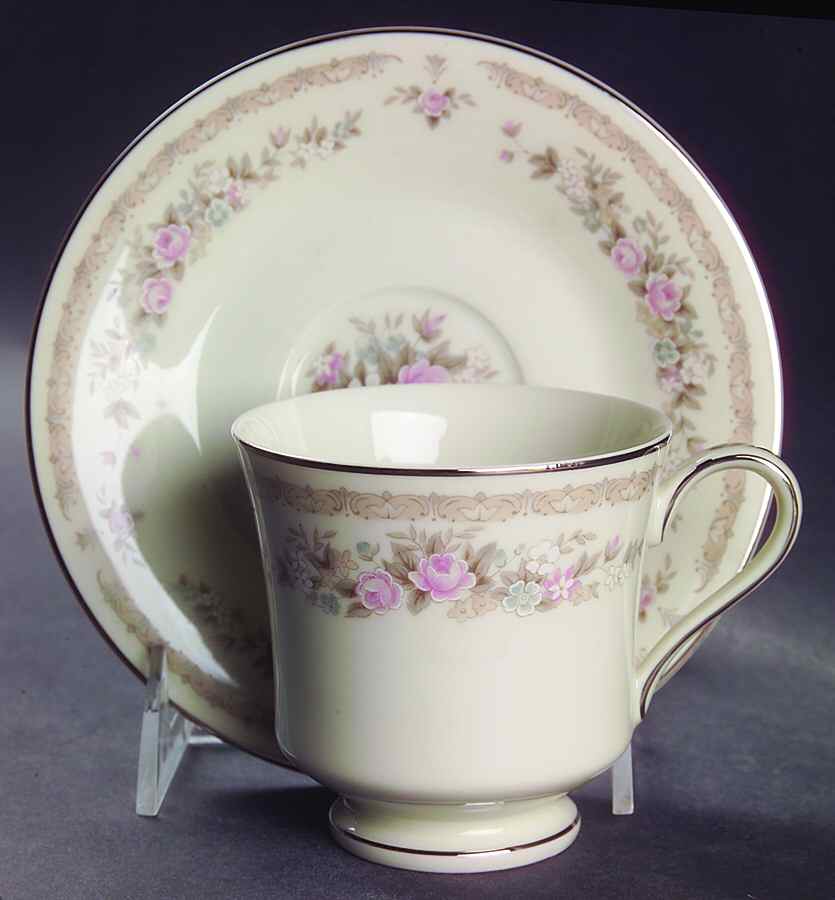 Elizabeth Footed Cup & Saucer Set by Celebrity-1