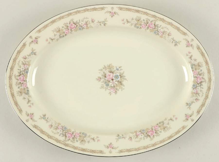 Elizabeth 14" Oval Serving Platter by Celebrity-1