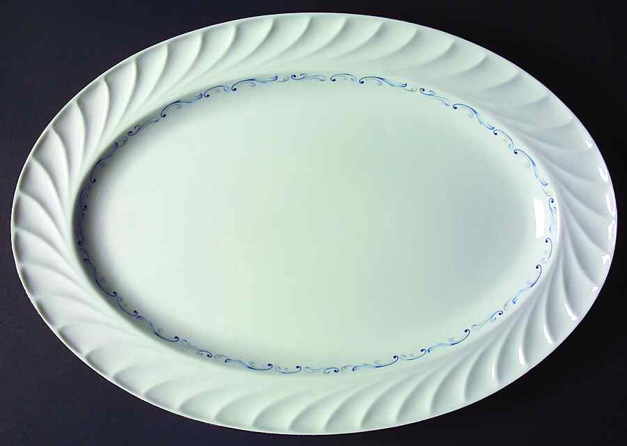 Evening Tide 16" Oval Serving Platter by Celebrity-1