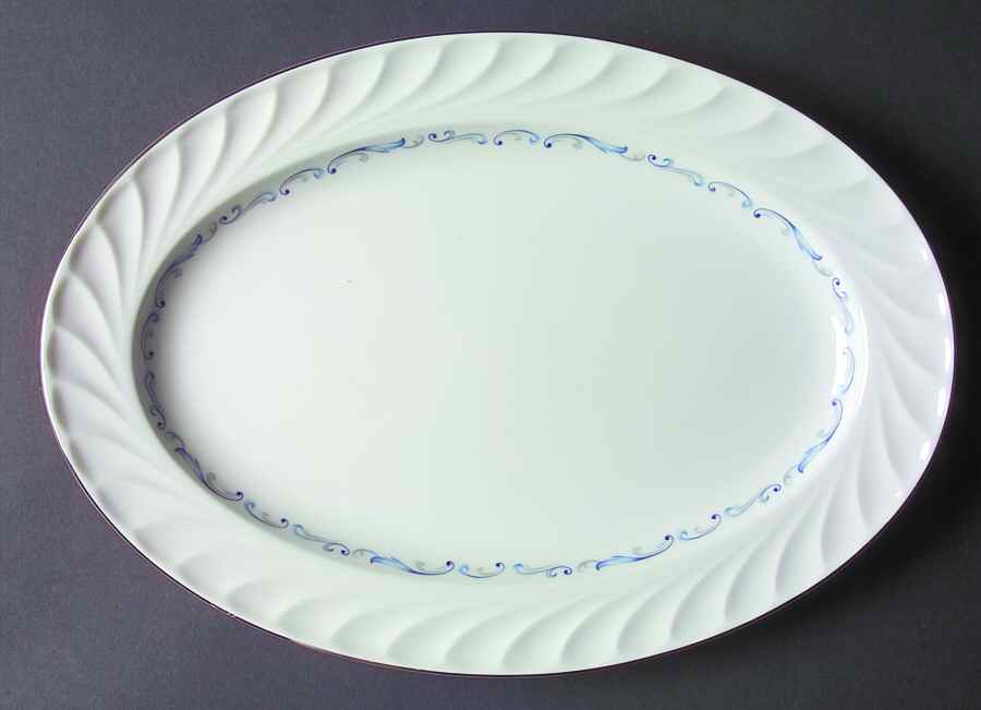 Evening Tide 14" Oval Serving Platter by Celebrity-1
