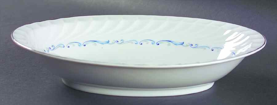 Evening Tide 10" Oval Vegetable Bowl by Celebrity-1