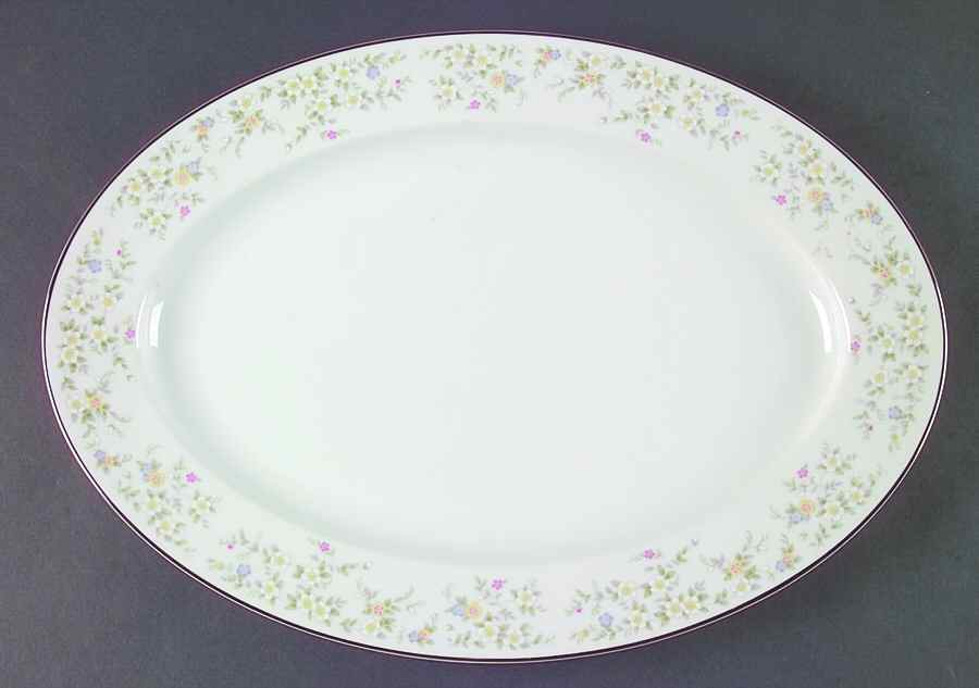 Heather 16" Oval Serving Platter by Celebrity-1