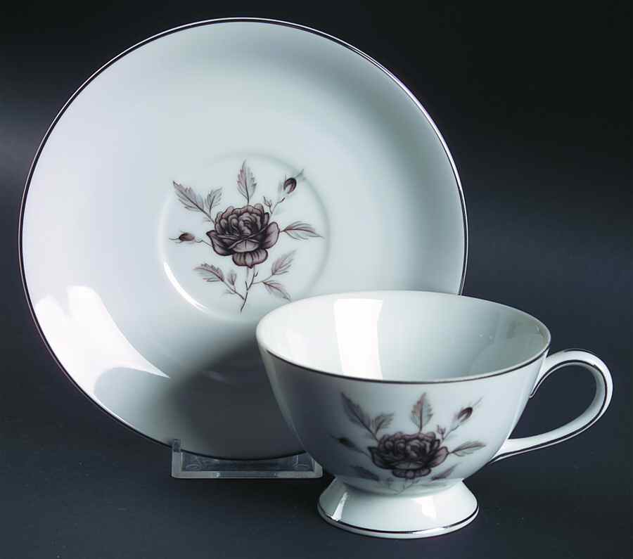 Nocturne Footed Cup & Saucer Set by Celebrity-1