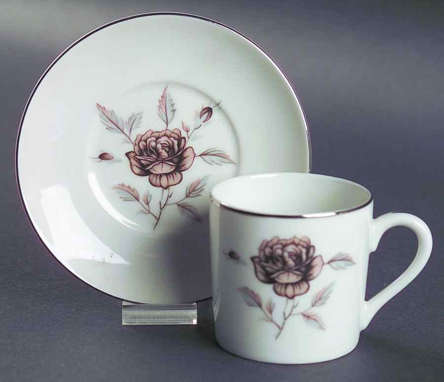 Nocturne Flat Demitasse Cup & Saucer Set by Celebrity-1