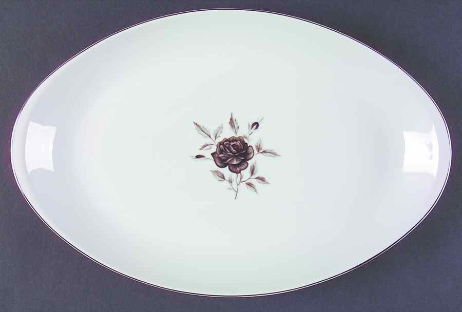 Nocturne 14" Oval Serving Platter by Celebrity-1